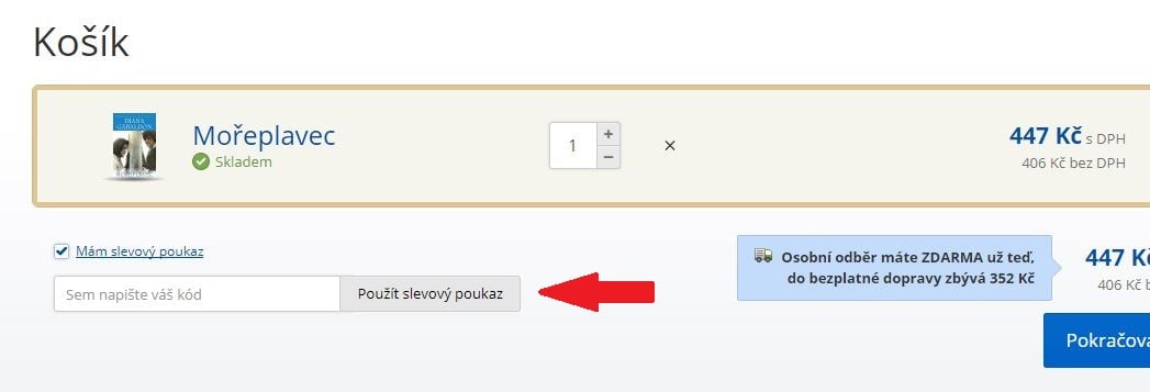 Obrázek portálu Knihy Dobrovský, kde můžete uplatnit slevy