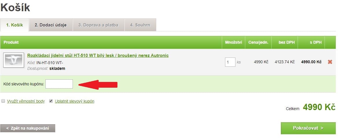 Obrázek portálu Inpostele, kde můžete uplatnit slevy
