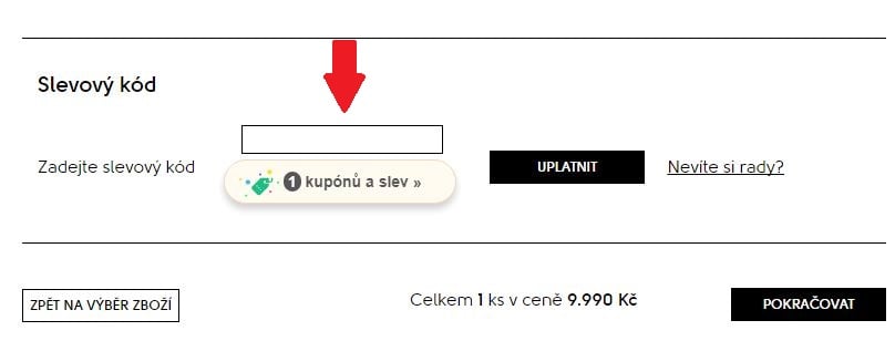 Obrázek portálu Pietro FIlipi, kde můžete uplatnit slevy