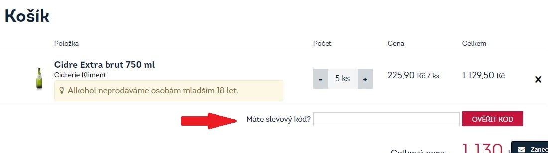 Obrázek portálu Sklizeno, kde můžete uplatnit slevy