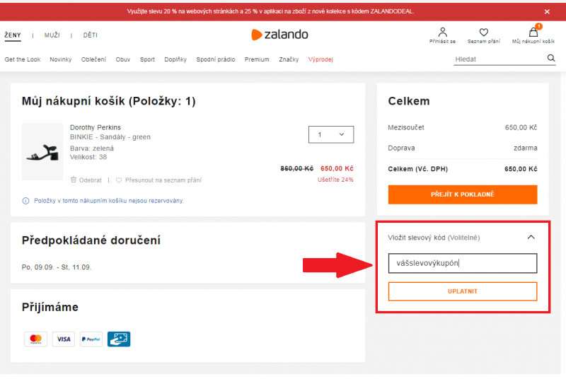 Jak dlouho plati poukaz na Zalando?