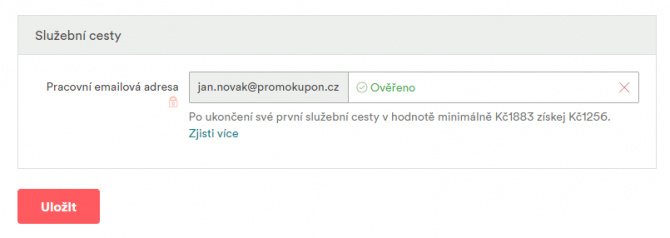 E-mail pro služební cestu s AirBnB