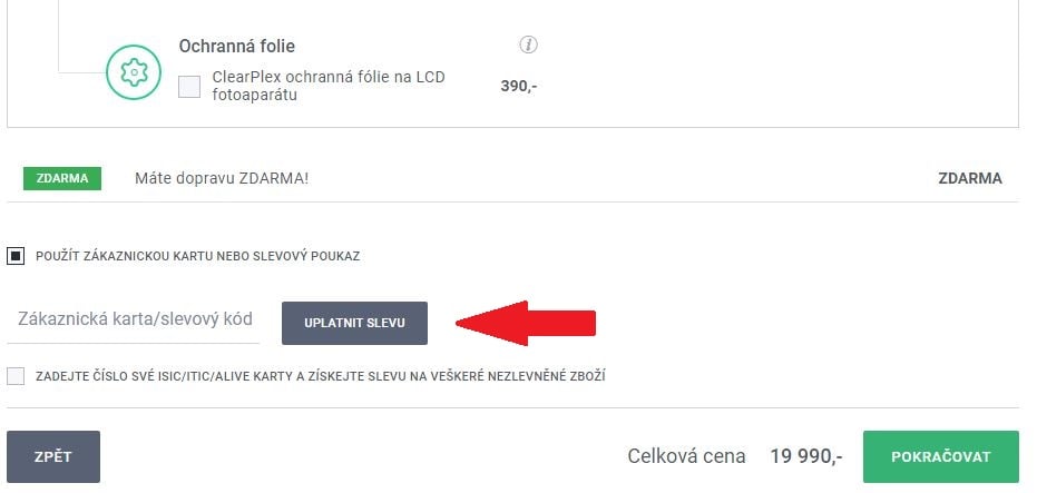 Obrázek portálu Fotoškoda, kde můžete uplatnit slevy