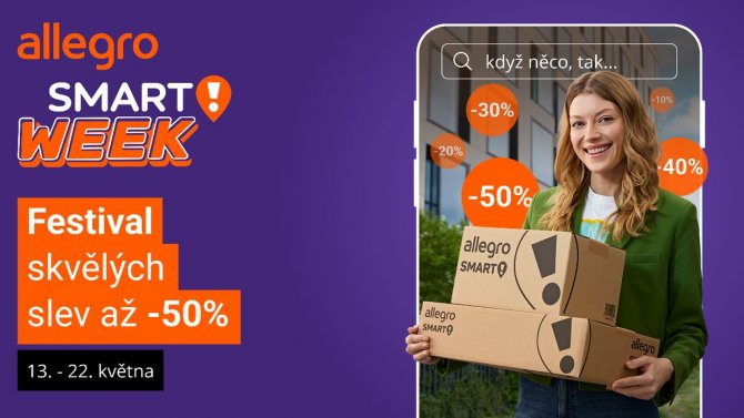 smart week právě startuje na Allegro!