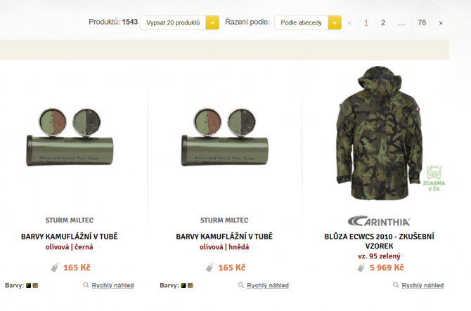 Armyshop sleva