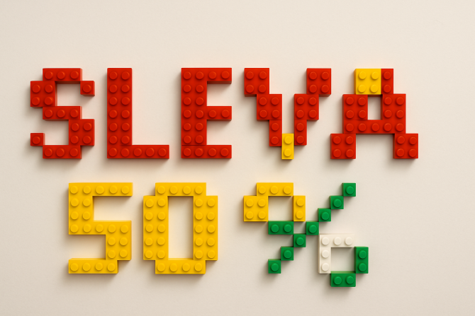 Lego sleva 50 %