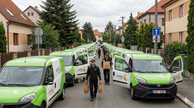 Sto kurýrů Rohlíku