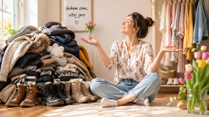 Oblečen&iacute; a doplňky na jaro