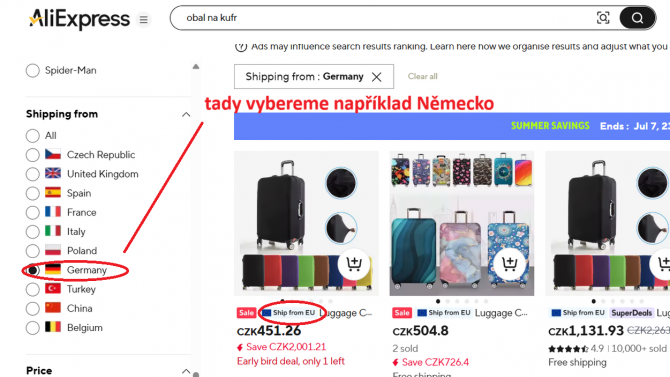 Aliexpress sklad